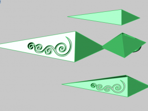 rhombic set 3Dモデル