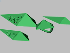 rhombic set 3D Model