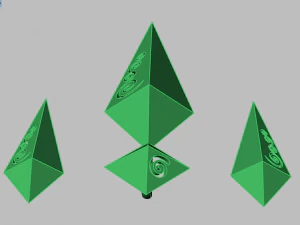 rhombic set 3D Model