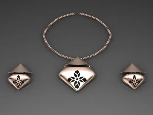 여성 세트 3D 모델