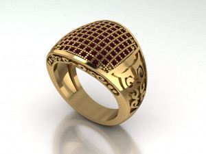 signet ring for men 3D 모델