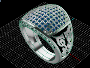 signet ring for men 3D 모델