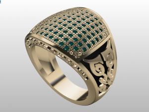signet ring for men 3D 모델