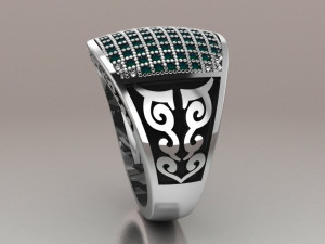 signet ring for men 3D 모델