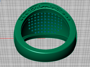 signet ring for men 3D 모델