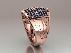 signet ring for men 3D 모델
