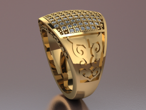 signet ring for men 3D 모델