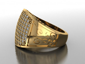 signet ring for men 3D 모델