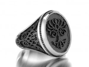 signet ring 3D Model
