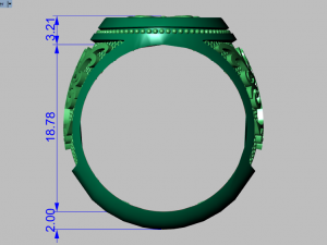 signet ring 3D मॉडल