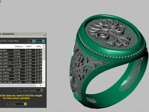 signet ring 3D मॉडल