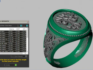 signet ring 3D Model