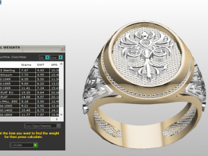 signet ring 3D मॉडल