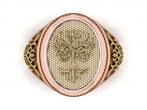 signet ring 3D मॉडल