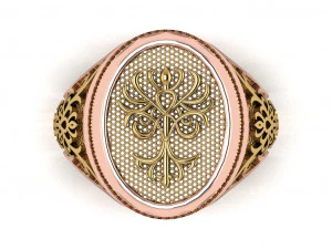 signet ring 3D Model