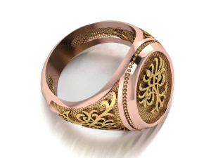 signet ring 3D Model