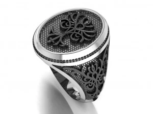 signet ring 3D Model