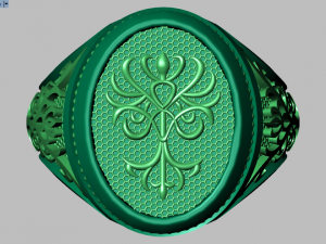 signet ring 3D मॉडल