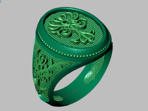 signet ring 3D Model