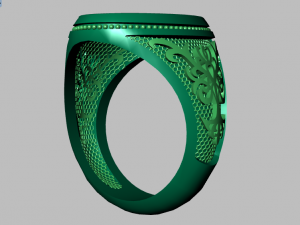 signet ring 3D मॉडल