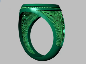signet ring 3D Model