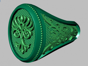 signet ring 3D मॉडल