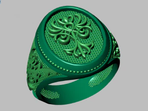 signet ring 3D Model