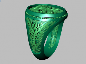 signet ring 3D मॉडल