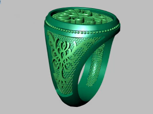 signet ring 3D Model