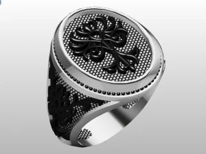 signet ring 3D Model