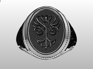 signet ring 3D मॉडल