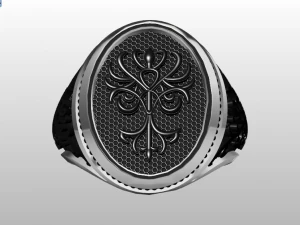signet ring 3D Model