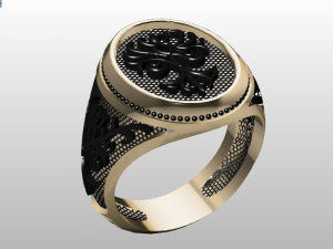 signet ring 3D मॉडल