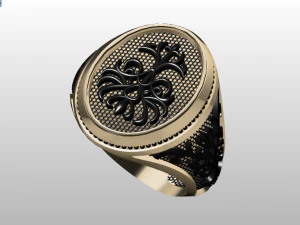 signet ring 3D Model