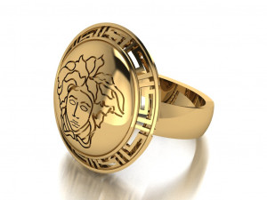 medusa ring Model 3D