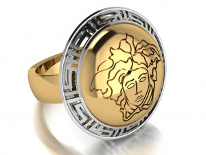 medusa ring Model 3D