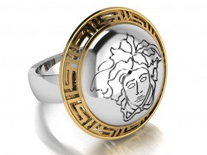medusa ring Model 3D