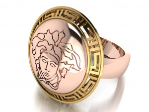 medusa ring Model 3D