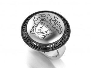 medusa ring Model 3D