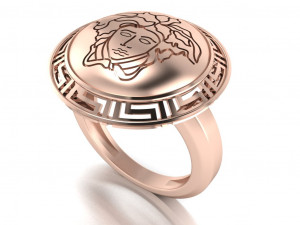 medusa ring Model 3D