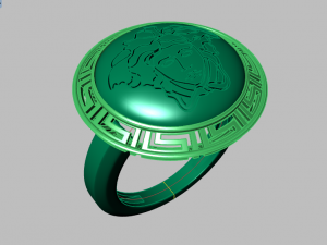 medusa ring Model 3D