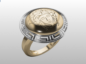 medusa ring Model 3D