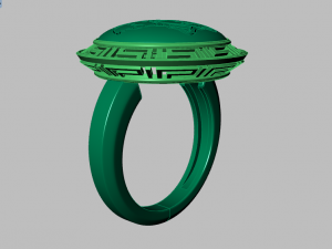 medusa ring Model 3D