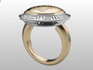 medusa ring Model 3D
