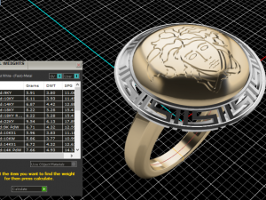 medusa ring Model 3D