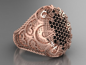 signet ring 3Dモデル