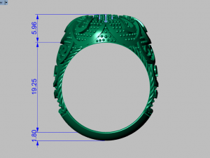 signet ring 3Dモデル