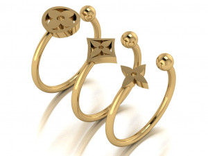 ring set 1 3D Model