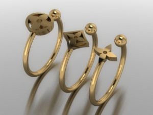 ring set 1 3D Model