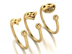 ring set 1 3D Model